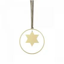 BLOMUS Kitai Weihnachtsbaumschmuck Sterne, gold, 4 St.