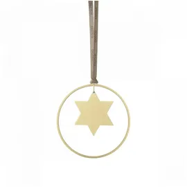 BLOMUS Kitai Weihnachtsbaumschmuck Sterne, gold, 4 St.
