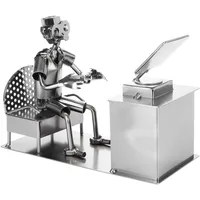 Brubaker Schraubenmännchen Gamer mit Controller - Zocker Eisenfigur Metallmännchen