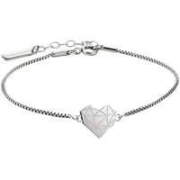 Liebeskind Berlin Armband Herz Edelstahl silber 20 cm