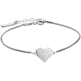 Liebeskind Berlin Armband Herz Edelstahl silber 20 cm