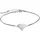 Liebeskind Berlin Armband Herz Edelstahl silber 20 cm
