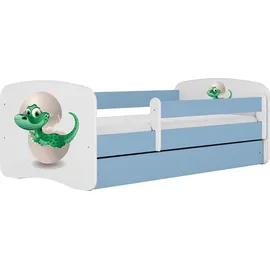 raumhirsch furniture Kinderbett 80 x 180 cm Holzwerkstoff blau