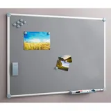 Maul Whiteboard 2000 60 x 90 cm Silber