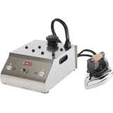 Lelit PS321 Dampfbügelstation 800 W 1,4 L Edelstahl Schwarz, Edelstahl - Silber