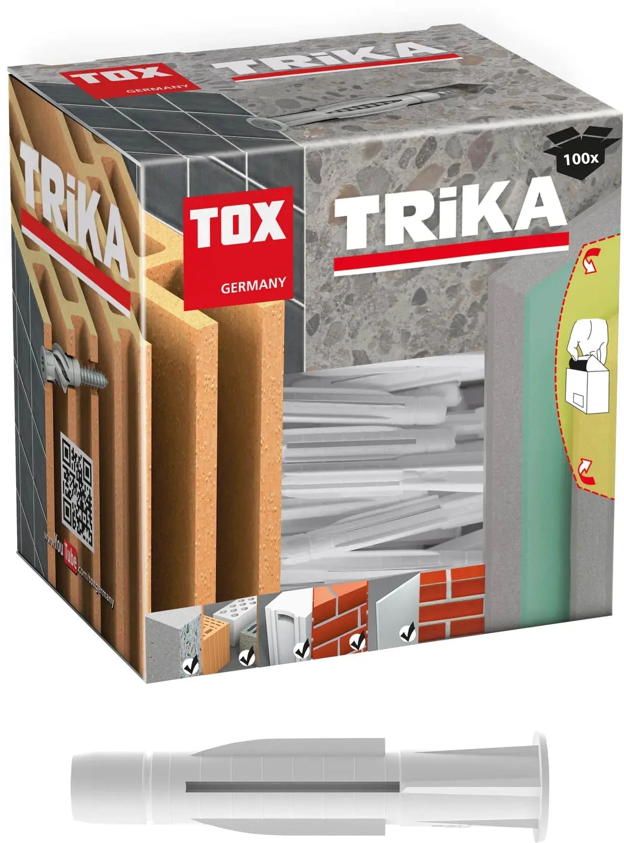 Preisvergleich Produktbild TOX Allzweckdübel Trika 6x36 mm