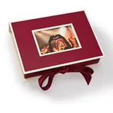 Semikolon Kleine Fotobox 20,7 x 15,3 x 4,7 cm 1-tlg. burgundy
