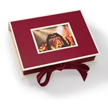 Semikolon Kleine Fotobox 20,7 x 15,3 x 4,7 cm 1-tlg. burgundy
