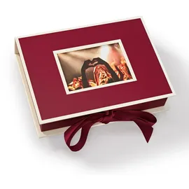 Semikolon Kleine Fotobox 20,7 x 15,3 x 4,7 cm 1-tlg. burgundy