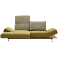 Koinor Ecksofa, Limette, Holz, Textil, Wildeiche, furniert, 2-Sitzer, Ottomane links, L-Form, 240x132 cm, Goldenes M, Made in Germany, Dgm, Typenauswahl, Fußauswahl, Lederauswahl, Stoffauswahl, seitenverkehrt erhältlich, Hocker erhältlich, Wohnzimmer, Sofas & Couches, Wohnlandschaften, Ecksofas