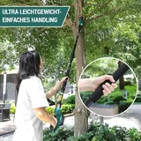Elektro Akku-Hochentaster Teleskop Astsäge Hochentaster mit 20V 4,0Ah bis 3m