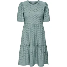 Jdy Kleid A-Linie Lochmuster Chinois Green XS