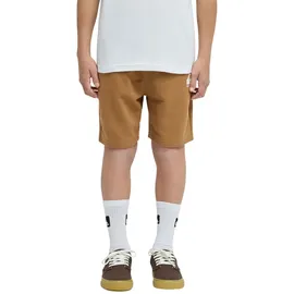QUIKSILVER Bermudas "Easy Day", Jungen, Gr. 10, braun (tobacco braun), Obermaterial: 55% Baumwolle, 45% Polyester;, Hosen Bermudas