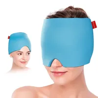 Comfytemp Migräne Maske Gel Kühlmaske, Dehnbare Kühlmütze Schlafmaske, Kaltkompressionstherapie-Kühlpack Gesicht, Eiskappe für Kopfschmerzen, Geschwollene Augen, Nebenhöhlen, Nervosität