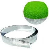 green split Rasenkante Metall 1000 x 15 cm silber