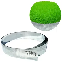 green split Rasenkante Metall 1000 x 15 cm silber