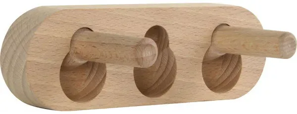 JOWE Konussystem, Holz Buche - horizontal , 110 x 35 x 16 mm , 3 horizontal