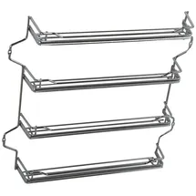 Wesco Mehrzweckregal Wesco Gewürzbord Gewürzregal Einbau Küchenschrank B= 43,5 cm Ablage Al
