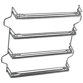 Wesco Mehrzweckregal Wesco Gewürzbord Gewürzregal Einbau Küchenschrank B= 43,5 cm Ablage Al