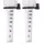 Relaxdays Regenmesser 2er Set Schwarz/Transparent 10025387