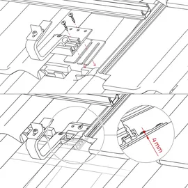 K2 Systems Ausgleichsplatte 4mm 2002332