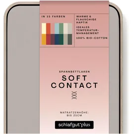 schlafgut Soft Contact 140 x 200 - 160 x 200 cm sand mid