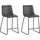 MID.YOU Barhocker-Set 49 x 98 x 54,5 cm Anthrazit