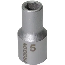 PROXXON 23712 Steckschlüsseleinsatz / Nuss 5mm Antrieb 6,3mm (1/4")