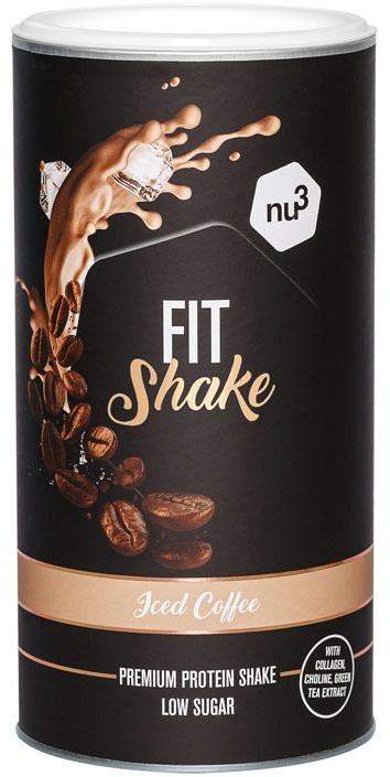 nu3 Fit Shake, Café glacé 450 g Poudre