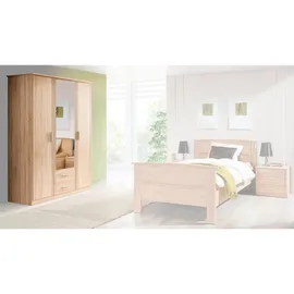 Forte Drehtürenschrank Gloria 139,2 x 200,8 x 59,6 cm Eiche Sonoma