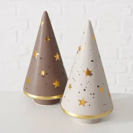 Boltze Weihnachtsbaumfigur 16 cm braun