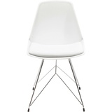 Kare DESIGN Stuhl 82743 Wire White Kunststoff Weiß