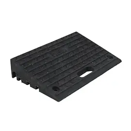 Baumarktplus TRUTZHOLM Bordsteinrampe 2er Set 50x32x10cm Tragkraft 2t Gummi Rampe Auffahrrampe Rollstuhlrampe