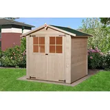 Weka Gartenhaus 316 1,98 x 1,94 m natur