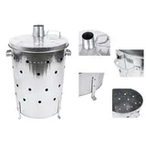 INDA-EXCLUSIV XL Feuertonne verzinkt 75L Verbrennungtonne