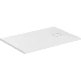 Ideal Standard Ultra Flat Evo Brausewanne T5439FO 1200 x 800 x 35 mm, seidenweiß, rechteckig, Ablauf an kurzer Seite