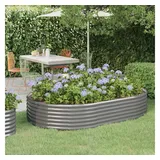 vidaXL Hochbeet 214 x 140 x 36 cm Grau
