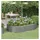 vidaXL Hochbeet 214 x 140 x 36 cm Grau