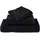 vidaXL SOLUND Handtuchset 100 x 200 cm schwarz 2 St.
