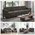 Mendler Modular 4-Sitzer Sofa Couch Lyon, Stoff/Textil ~ braun
