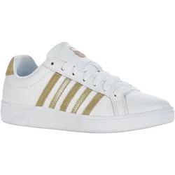 K-Swiss Sneaker »Court Tiebreak« K-Swiss weiß-gold 39
