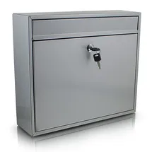 BITUXX MS-15404 Silbergrau inkl. Zeitungsfach