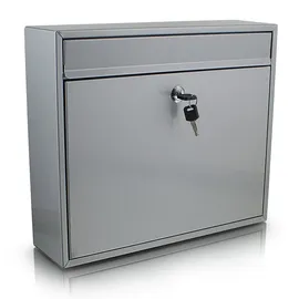 BITUXX MS-15404 Silbergrau inkl. Zeitungsfach