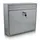 BITUXX MS-15404 Silbergrau inkl. Zeitungsfach