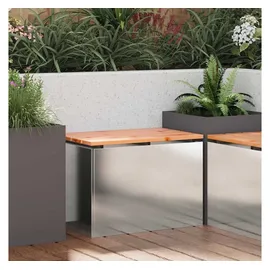 vidaXL Gartenbank 60 x 40 x 43 cm Silber