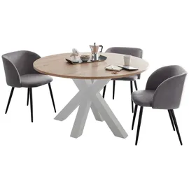58 aufm Kessel Edda 10 Ø 110 cm weiß