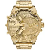 Diesel Herrenuhr Mr. Daddy 2.0 2-Zeiger-Werk Edelstahl goldfarben, DZ7479