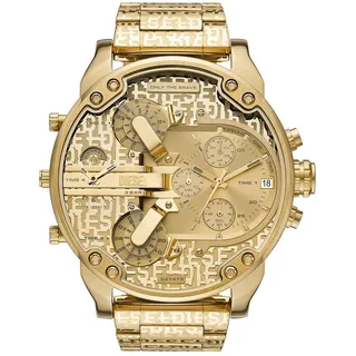 Diesel Herrenuhr Mr. Daddy 2.0 2-Zeiger-Werk Edelstahl goldfarben, DZ7479