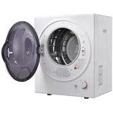 DOPWii Ablufttrockner Wäschetrockner,2,5 kg,200 min-Timer,Doppelfilter,PTC-Keramikheizung, Edelstahltrommel,Überhitzungsschutz,65°C geeignete Trocknungstemperatur weiß