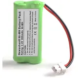 NEWASHAN Akku kompatibel mit Alcatel XL 650 Combo Voice XP50 XP1050 Duo Trio XP2050 Duo Schnurlostelefon TSF DECT Retro 800 mAh 2,4 V wiederaufladbar Ni-MH Akku